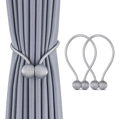 2-Piece: Magnet Curtains Bandages Buckle