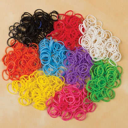 2504-Piece Set: Colorful Silicone Loom Bandz with Tools