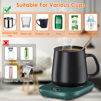 Auto Shut Off USB Coffee Mug Heating Plate with 3 Temperature Setting