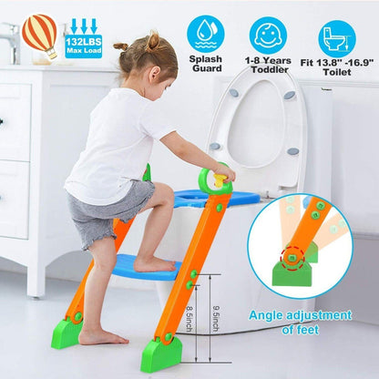 Potty Training Toilet Seat with Steps